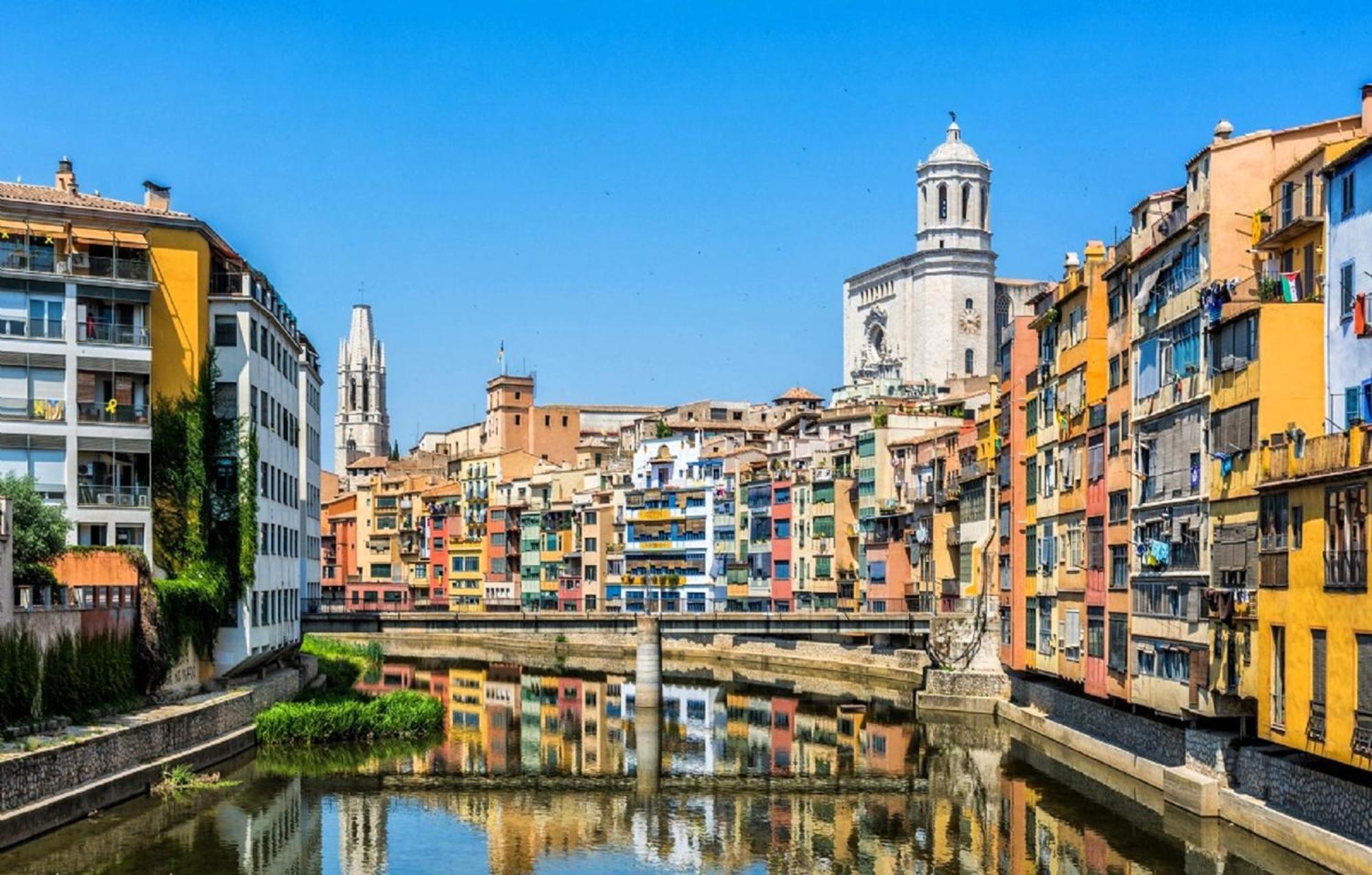 CENTRICO y ACOGEDOR APARTAMENTO Gerona Exterior foto